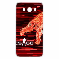 Чехол для Samsung J7 2016 CS GO Howl  glitch - PrintSalon