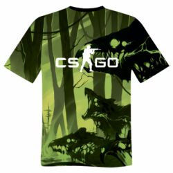 Чоловіча футболка 3D Cs go skin Virus - PrintSalon