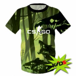 Дитяча 3D футболка Cs go skin Virus - PrintSalon