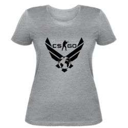 Женская футболка CS GO - PrintSalon