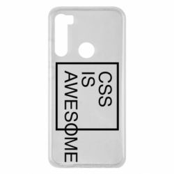 Чехол для Xiaomi Redmi Note 8 CSS is awesome - PrintSalon