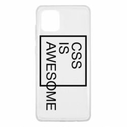 Чехол для Samsung Note 10 Lite CSS is awesome - PrintSalon