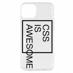 Чехол для iPhone 14 Plus CSS is awesome - PrintSalon