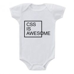 Детский бодик CSS is awesome - PrintSalon