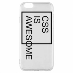 Чехол для iPhone 6/6S CSS is awesome - PrintSalon