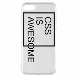 Чехол для iPhone 7 CSS is awesome - PrintSalon