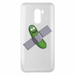 Чехол для Xiaomi Pocophone F1 Cucumber rick glued with tape - PrintSalon