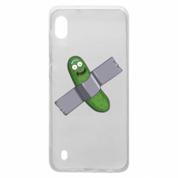 Чехол для Samsung A10 Cucumber rick glued with tape