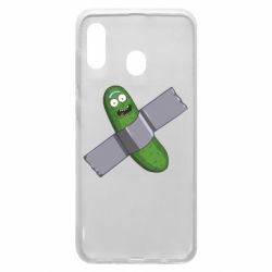 Чехол для Samsung A30 Cucumber rick glued with tape - PrintSalon