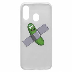Чехол для Samsung A40 Cucumber rick glued with tape - PrintSalon