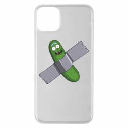 Чехол для iPhone 11 Pro Max Cucumber rick glued with tape - PrintSalon