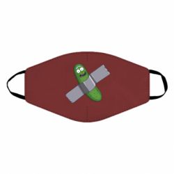 Маска многоразовая Cucumber rick glued with tape - PrintSalon