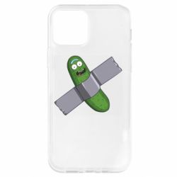 Чехол для iPhone 12 Pro Cucumber rick glued with tape - PrintSalon