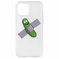 Чехол для iPhone 12 Pro Max Cucumber rick glued with tape - PrintSalon