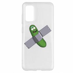 Чехол для Samsung S20 Cucumber rick glued with tape - PrintSalon