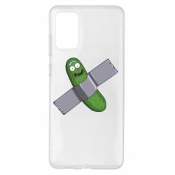 Чехол для Samsung S20+ Cucumber rick glued with tape - PrintSalon