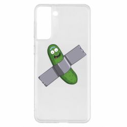 Чехол для Samsung S21+ Cucumber rick glued with tape - PrintSalon