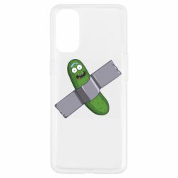 Чехол для Oppo Reno 4 Cucumber rick glued with tape - PrintSalon