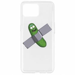 Чехол для Oppo Reno 4 Lite Cucumber rick glued with tape - PrintSalon