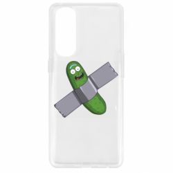 Чехол для Oppo Reno 4 Pro Cucumber rick glued with tape - PrintSalon