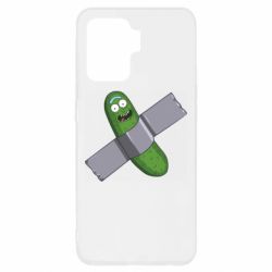 Чехол для Oppo Reno 5 Lite Cucumber rick glued with tape - PrintSalon