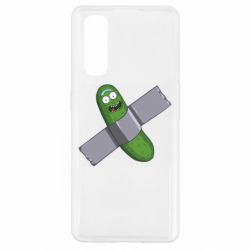 Чехол для Oppo Find X2 Cucumber rick glued with tape - PrintSalon