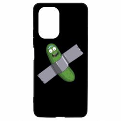 Чехол для Xiaomi Poco F3/K40 Cucumber rick glued with tape - PrintSalon