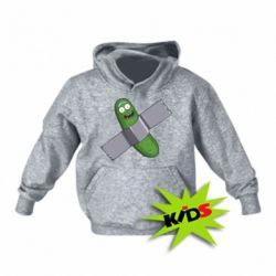 Детское худи Cucumber rick glued with tape - PrintSalon