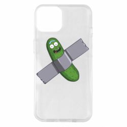 Чехол для iPhone 14 Cucumber rick glued with tape