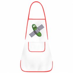 Фартук Cucumber rick glued with tape - PrintSalon