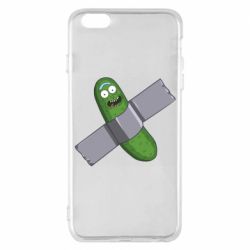 Чехол для iPhone 6 Plus/6S Plus Cucumber rick glued with tape - PrintSalon