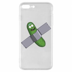 Чехол для iPhone 7 Plus Cucumber rick glued with tape - PrintSalon