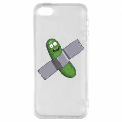 Чехол для iPhone5/5S/SE Cucumber rick glued with tape - PrintSalon