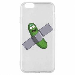 Чехол для iPhone 6/6S Cucumber rick glued with tape - PrintSalon