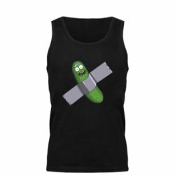 Мужская майка Cucumber rick glued with tape - PrintSalon