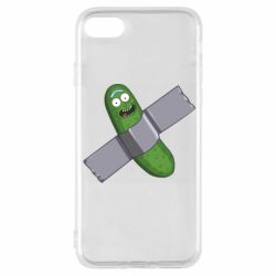 Чехол для iPhone 8 Cucumber rick glued with tape - PrintSalon