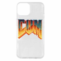 Чехол для iPhone 14 Cum Doom logo