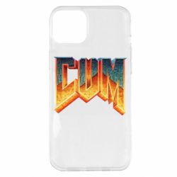 Чехол для iPhone 14 Plus Cum Doom logo - PrintSalon