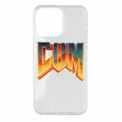 Чехол для iPhone 14 Pro Max Cum Doom logo - PrintSalon