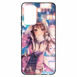 Чехол для Samsung A52 5G Cute anime girl and winter - PrintSalon