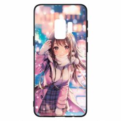 Чехол для Samsung S9 Cute anime girl and winter - PrintSalon