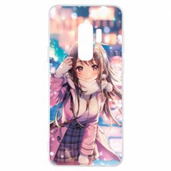 Чехол для Samsung S9+ Cute anime girl and winter - PrintSalon