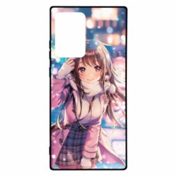 Чехол для Samsung Note 20 Ultra Cute anime girl and winter - PrintSalon