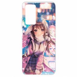 Чехол для Xiaomi Mi 10T/10T Pro Cute anime girl and winter - PrintSalon