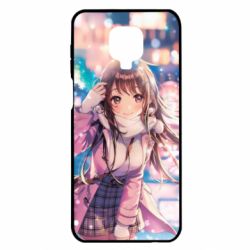 Чехол для Xiaomi Redmi Note 9S/9Pro/9Pro Max Cute anime girl and winter - PrintSalon