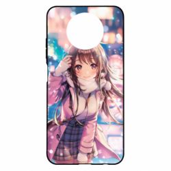 Чехол для Xiaomi Redmi Note 9 5G/Redmi Note 9T Cute anime girl and winter - PrintSalon