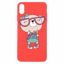 Чехол для iPhone X/Xs Cute bear - PrintSalon