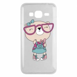 Чехол для Samsung J3 2016 Cute bear - PrintSalon