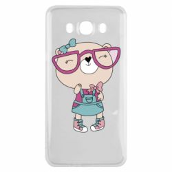 Чехол для Samsung J7 2016 Cute bear - PrintSalon