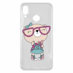 Чехол для Huawei P Smart Plus 2018 Cute bear - PrintSalon